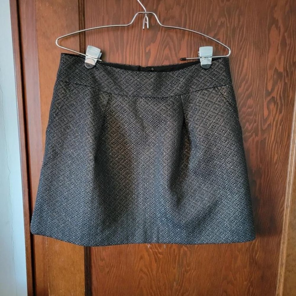 BLACK AND GOLD SKIRT